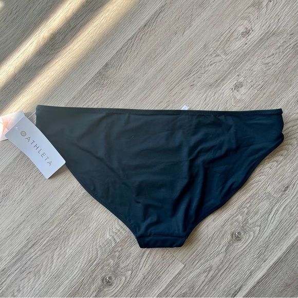 NWT Athleta Clean Medium Swim Bottom Black XL Size Extra Large - Picture 9 of 10